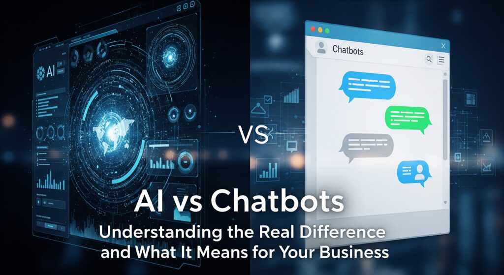 AI vs Chatbots: Understanding the Real Difference and What It Means for Your Business