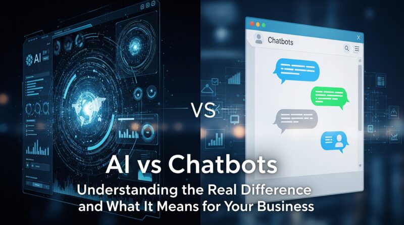 AI vs Chatbots: Understanding the Real Difference and What It Means for Your Business
