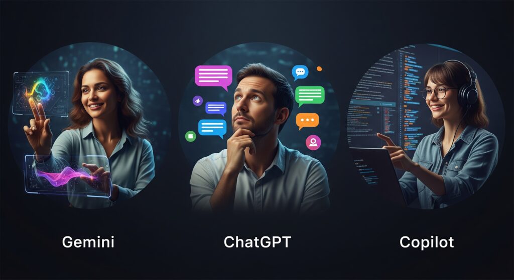 Gemini vs ChatGPT vs Copilot: Which AI Tool Should You Use Daily?