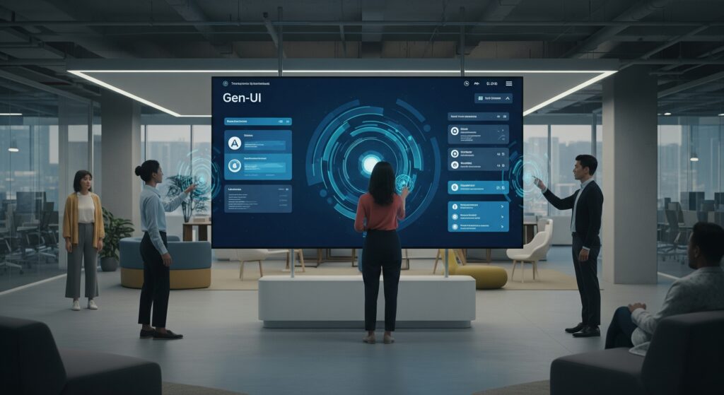 Gen‑UI The Future of Adaptive User Interfaces Driven by AI