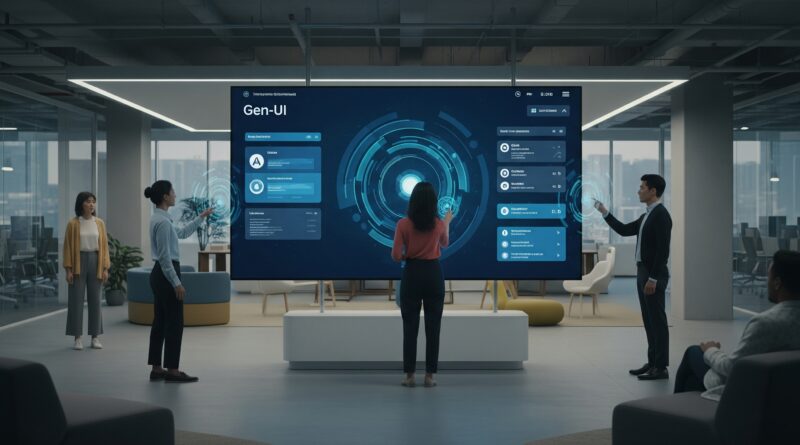 Gen‑UI The Future of Adaptive User Interfaces Driven by AI