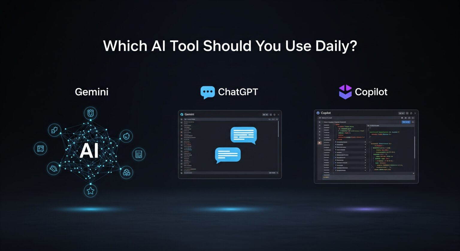 Gemini vs ChatGPT vs Copilot