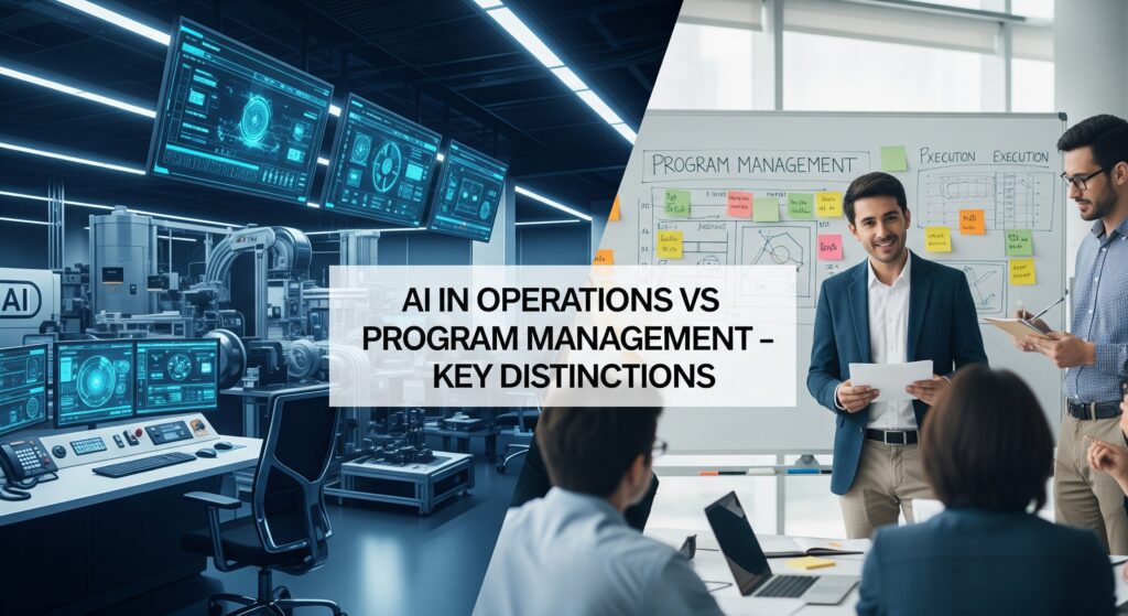 AI in Operations vs Program Management – Key Distinctions