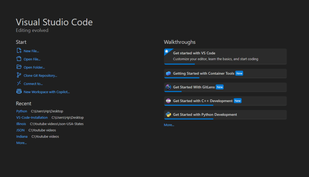 First Launch and Initial Setup