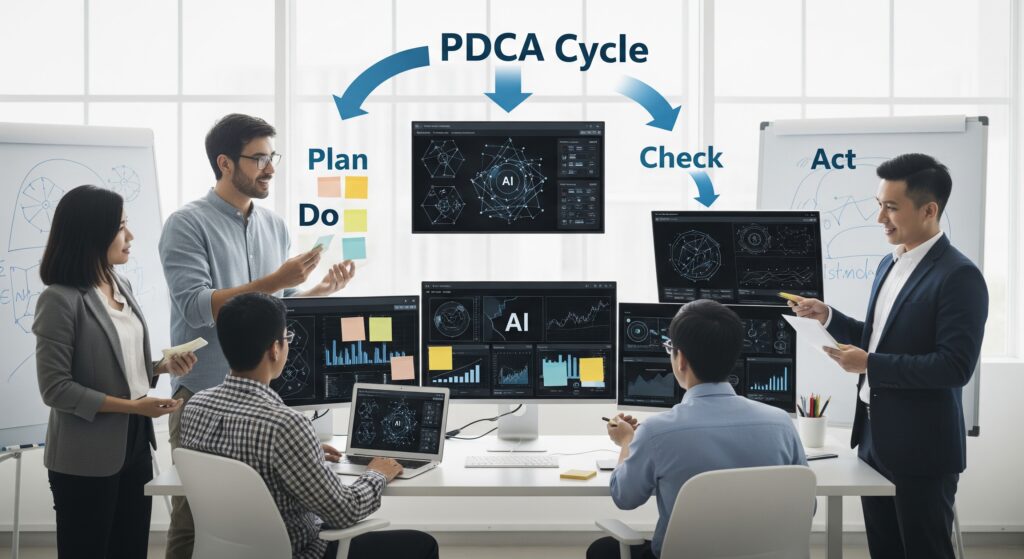 Application of PDCA Cycle in AI Development and Improvement